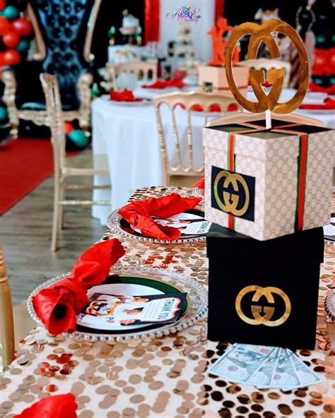 gucci decorations party|gucci party supplies.